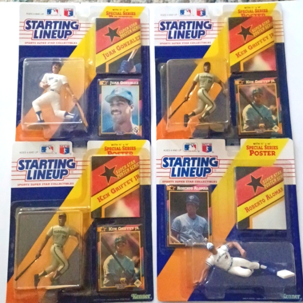 Starting Lineup Baseball Collection 4 Figures